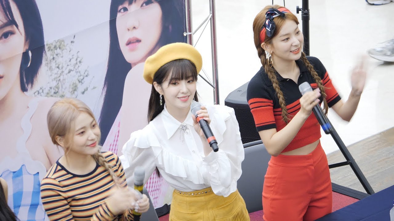 190901 아이린 슬기 예리 Irene SeulGi, Yeri : 입장, 첫줄 싸인 opening : 레드벨벳 팬사인회 Red Velvet fansign : 코엑스 라이브플라자