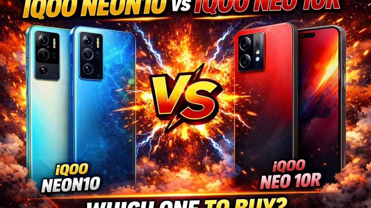 iQOO Neo10 Vs iQOO Neo10R Which is BEST for Gaming?