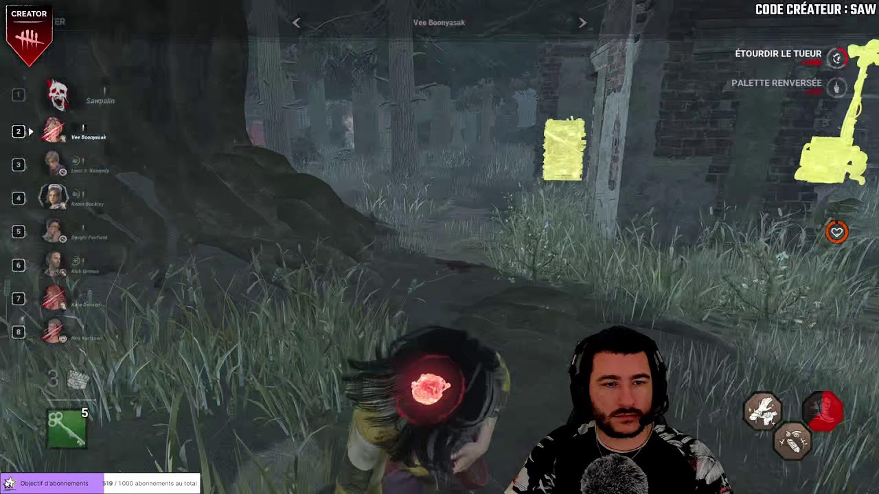 PTB New Surv REwork Trickster New MAP !negan | !holy | Stream2K | [FR/PC] #DBDCreator @Sawpalin