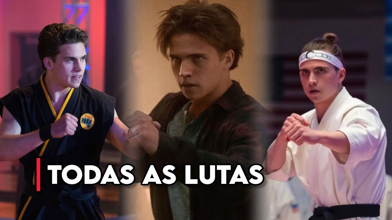 TODAS AS LUTAS DO ROBBY KEENE | Cobra Kai  - (01° A 06° TEMPORADA)