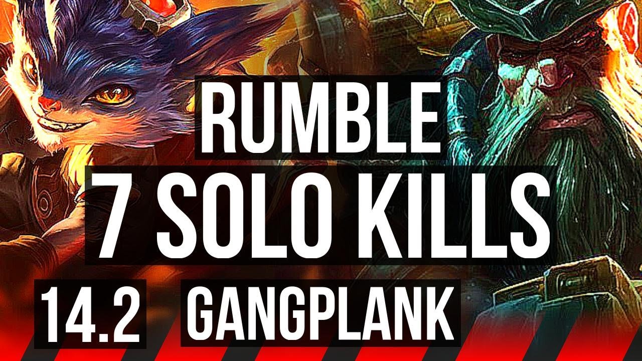 RUMBLE vs GP (TOP) | 11/1/8, 7 solo kills, Legendary | BR Grandmaster | 14.2