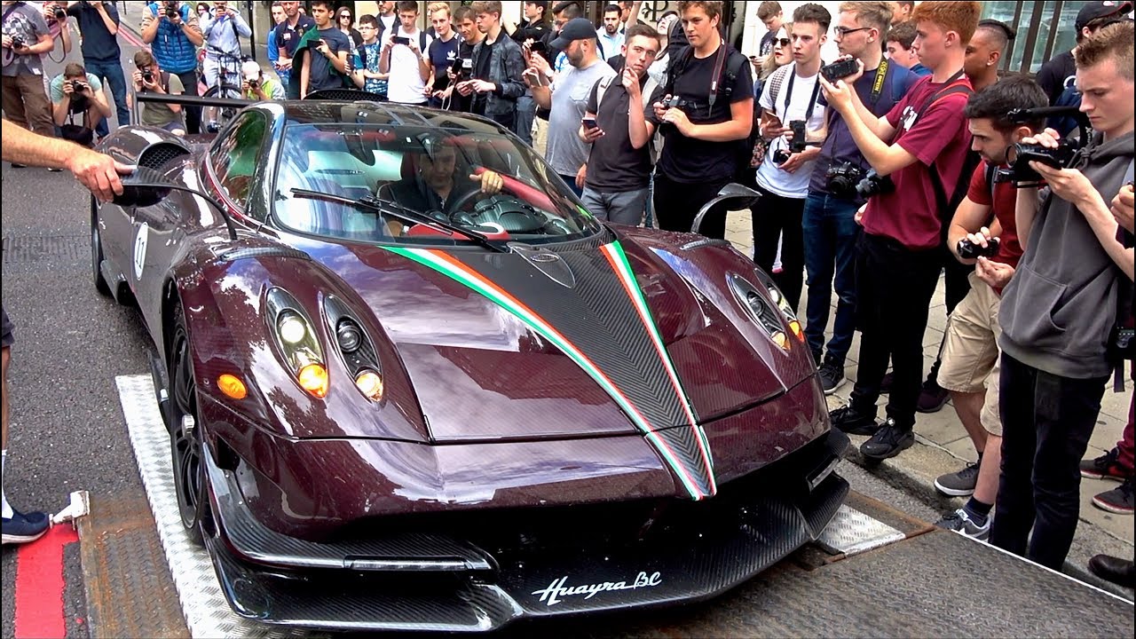 Two Million Dollar Pagani Huayra’s CAUSE CHAOS in London!