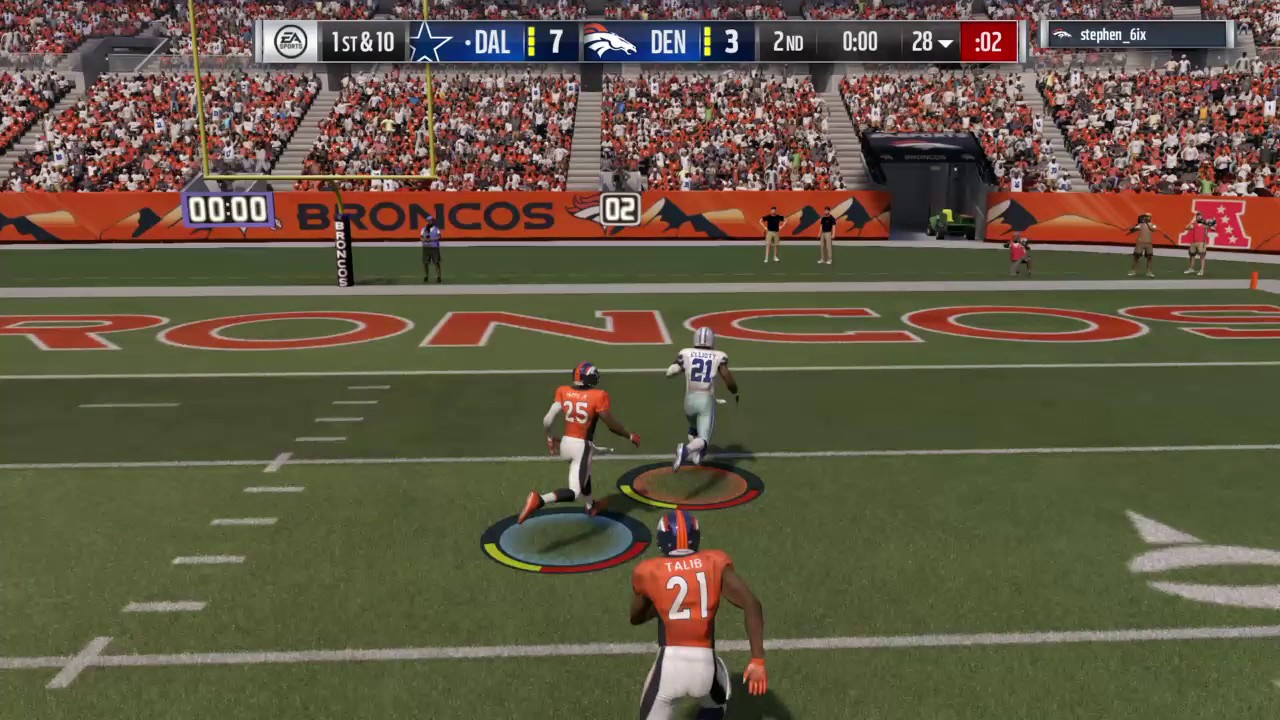 Madden NFL 17 He came out his cleats
