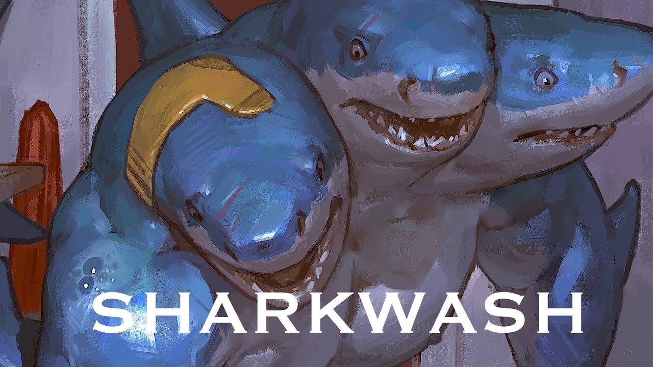 SharkWash Speed Drawing!!