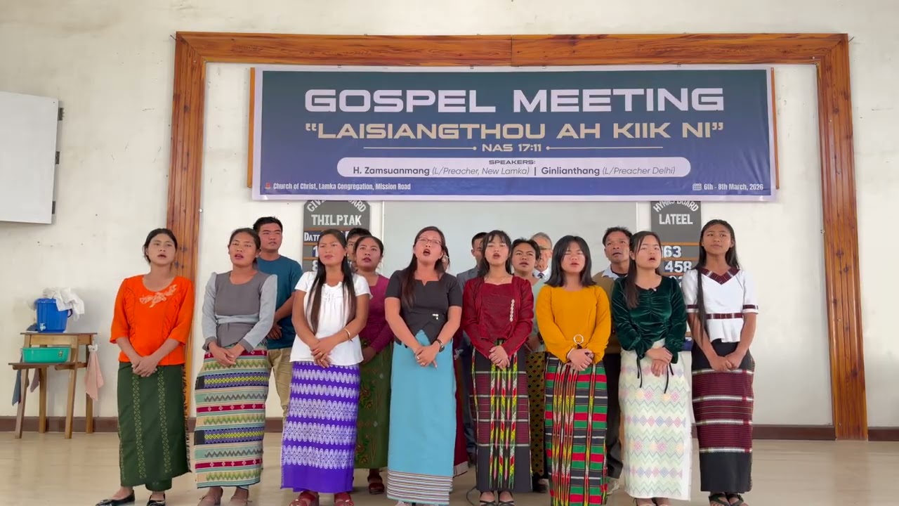 Sialbu Congregation | Lapawl Kidemna | Gospel Meeting 2026 at Mission Road, Church of Christ