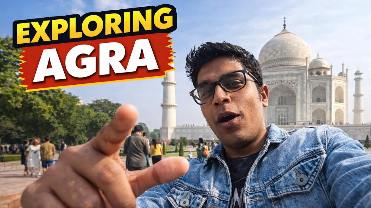 Exploring Agra cityy😍||First time❤️