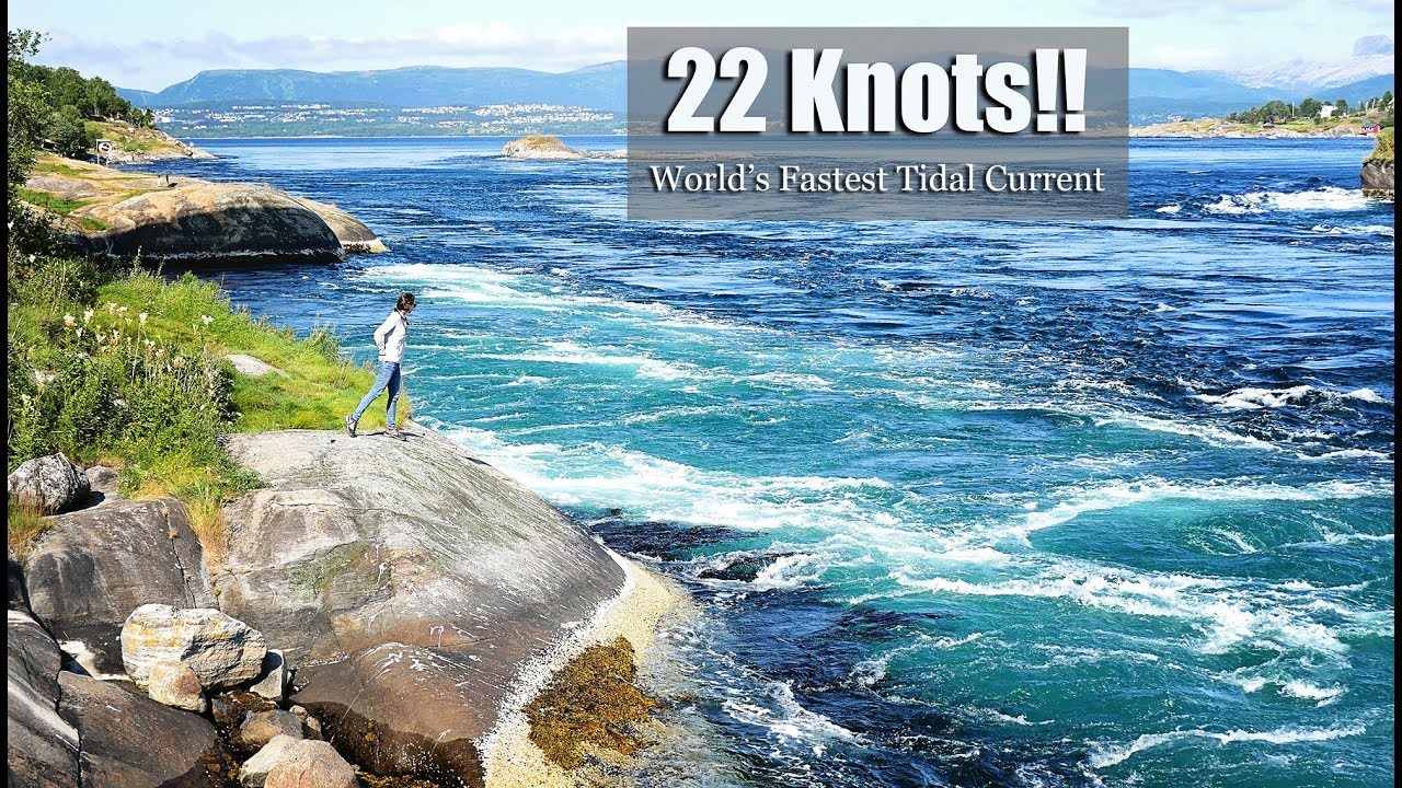 22 KNOTS!! The FASTEST Tidal Current in the WORLD!!  (MJ Sailing - Ep 127 Part 2)