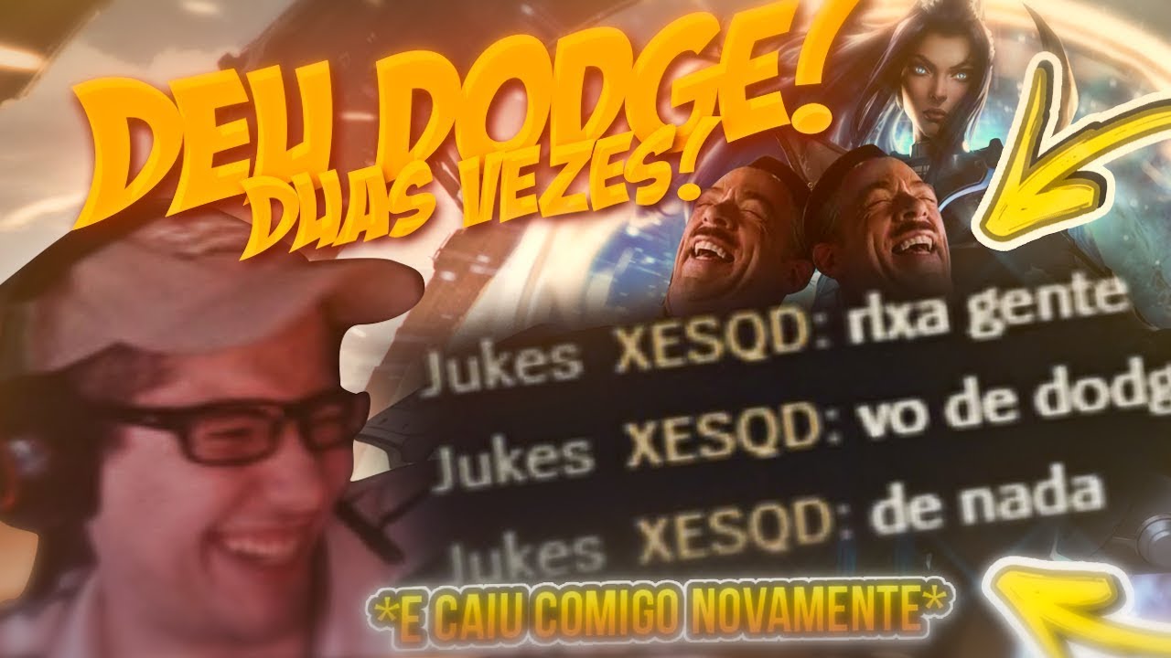UM STREAMER DEU DODGE 2 VEZES E MESMO ASSIM CAIU NO MEU TIME