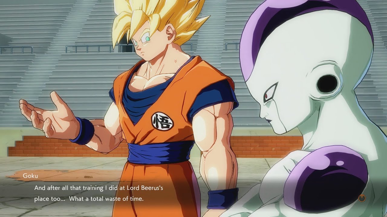 DRAGON BALL FIGHTERZ Goku & Frieza Talk About Beerus