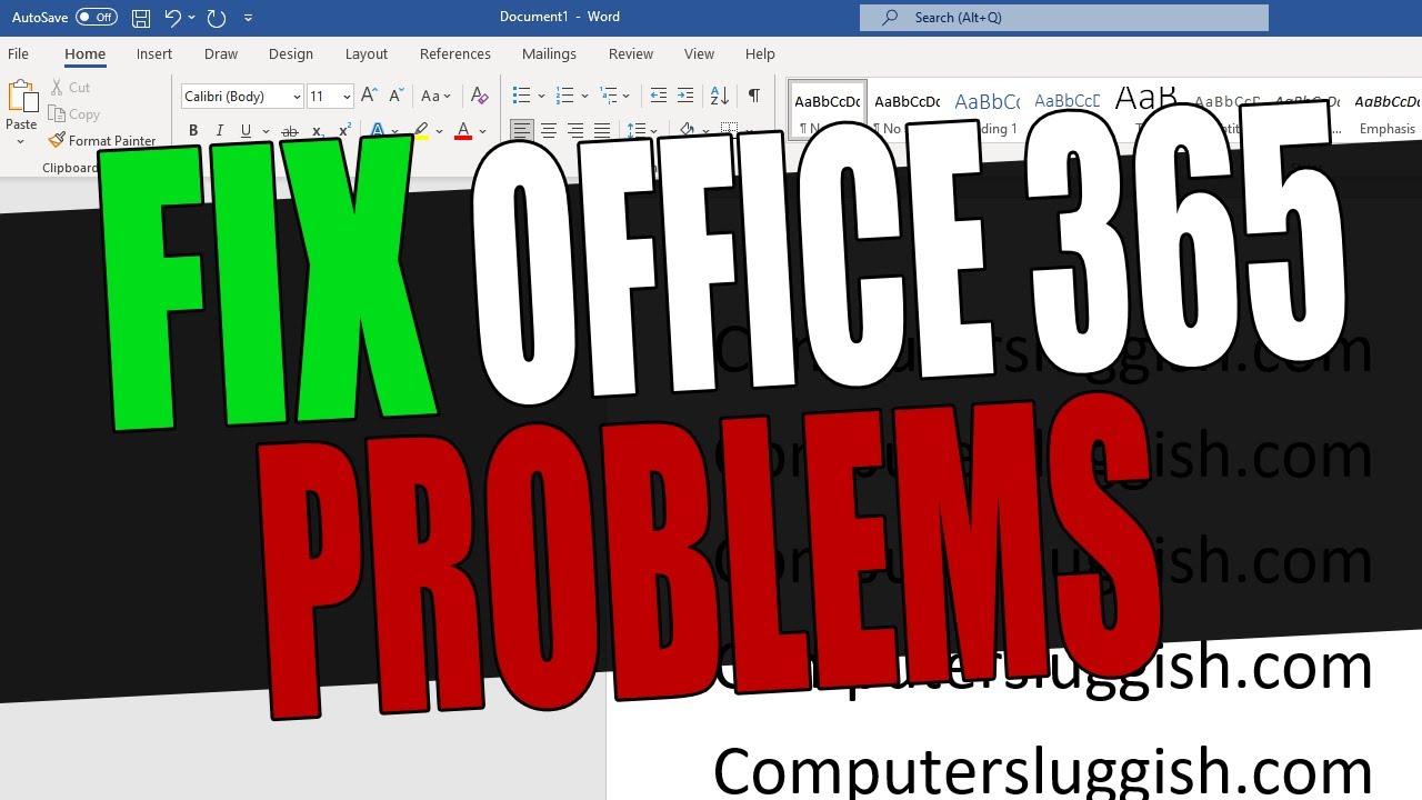 FIX Office 365 Problems