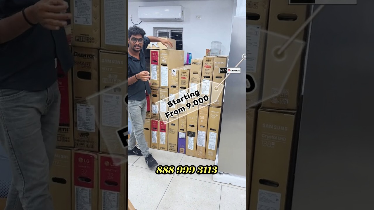 Factory Outlet Vijayawada | Branded LED TVs at Just ₹9,000 | Lowest Prices Guaranteed | 8889993113