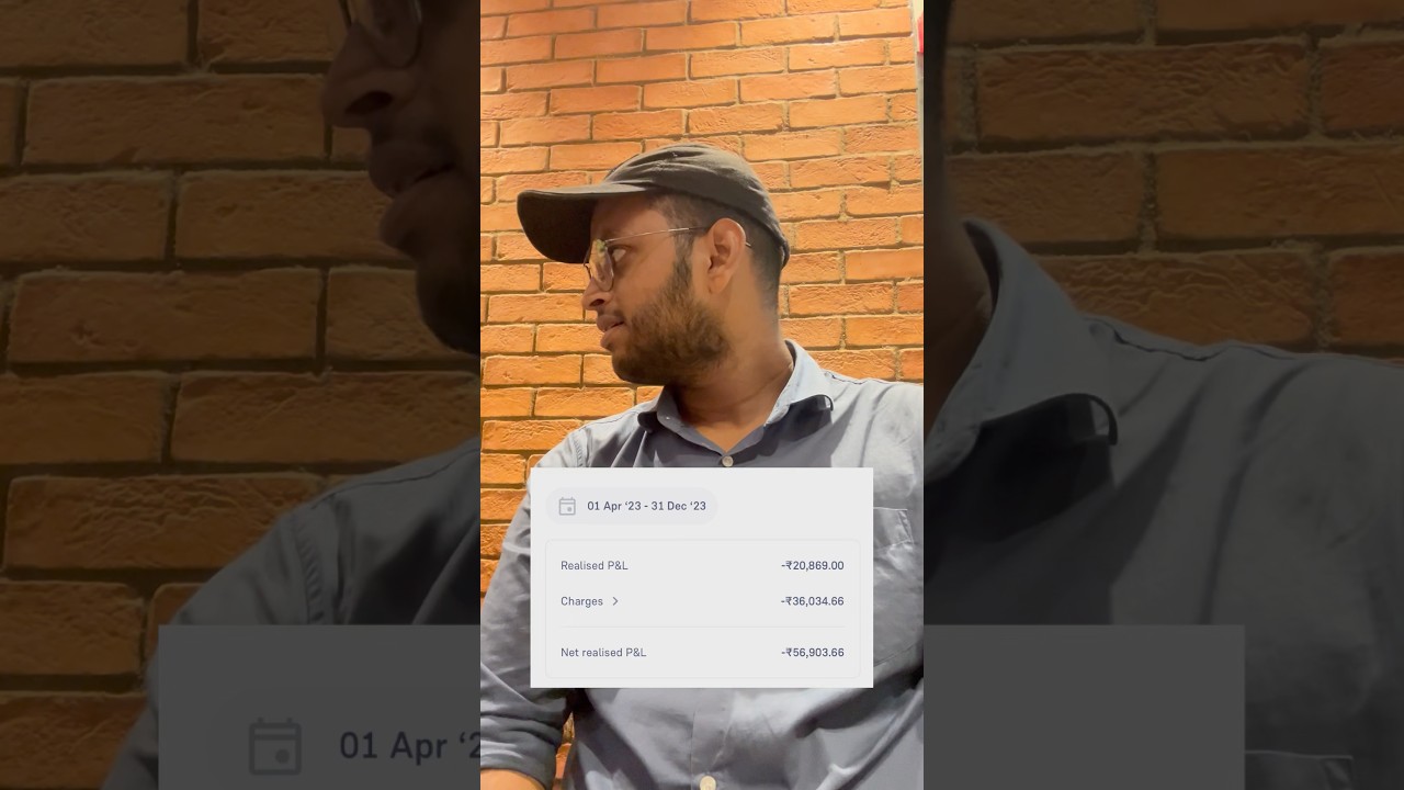 My 1 year P&L || option trading || #shorts #trading