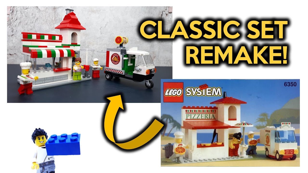 Classic Town Set LEGO Pizza to Go (6350) REMAKE