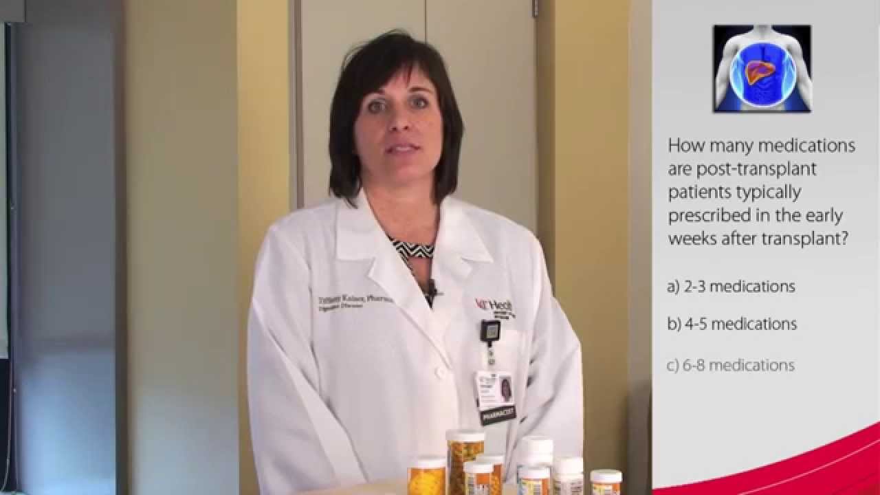 Living With Your Transplant - Transplant Medication