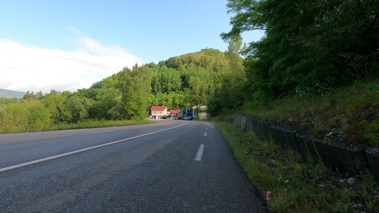 202 - Descente de Léaz à Bellegarde en vélo