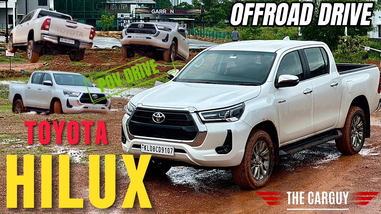 Toyota Hilux Off-road Drive POV | 2025 Model 2.8L Diesel | 4K | Kerala | The Carguy | ASMR | 