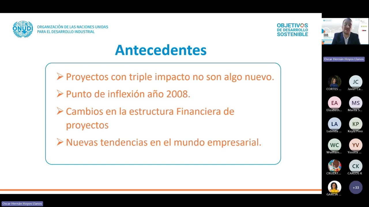 Webinar Internacional - “Impulsando el Cambio: Inversión de Impacto en Parques Eco-Industriales”