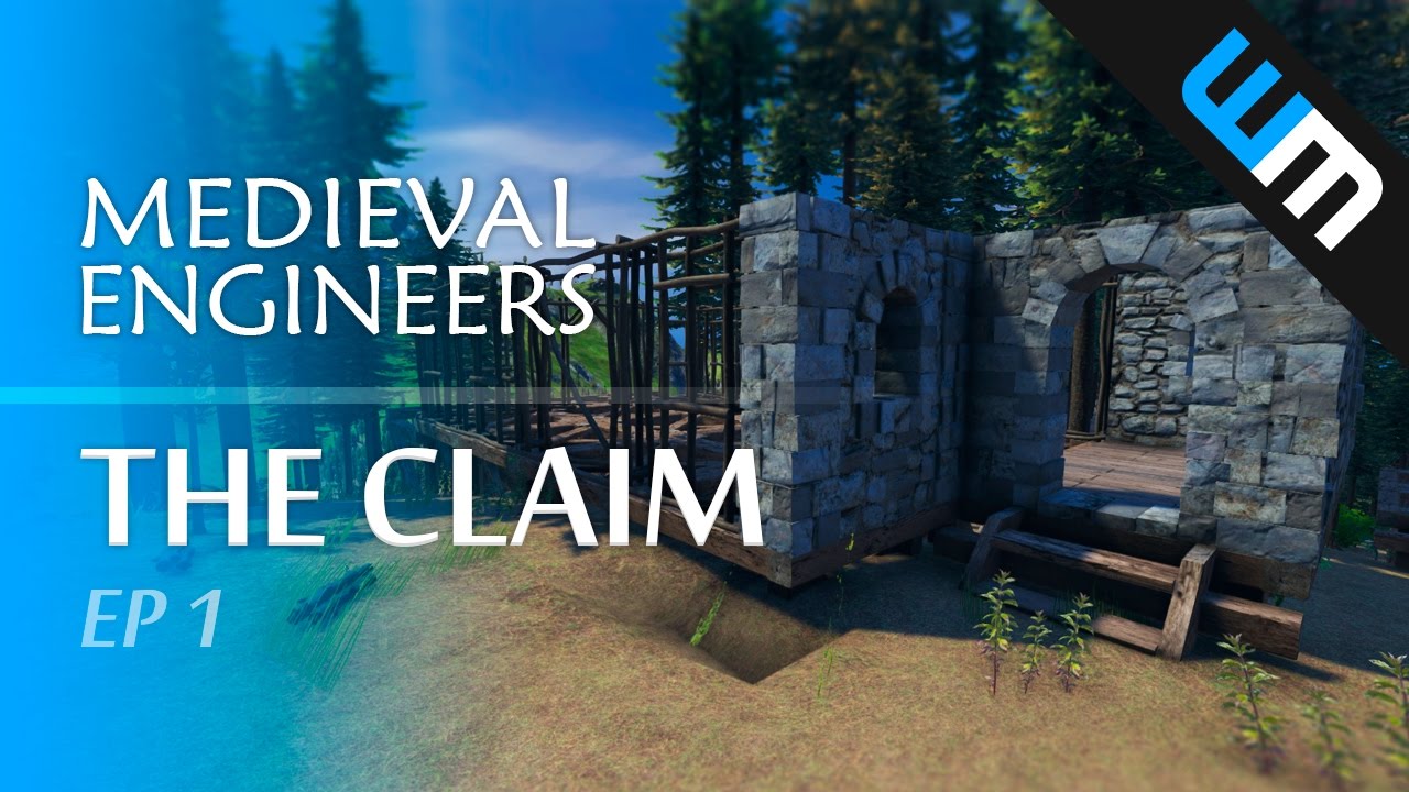 Medieval Engineers, Multiplayer Survival Gameplay - The Claim, Ep 1