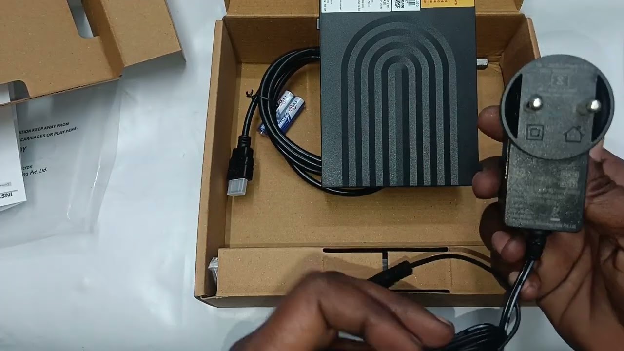 Sun Direct HD Recording Feature set top box unboxing video Tamil