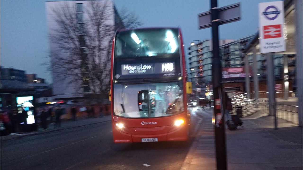 Ride on First Bus London ADE40306 SL14LND ADL Enviro400 on Bus Route H98