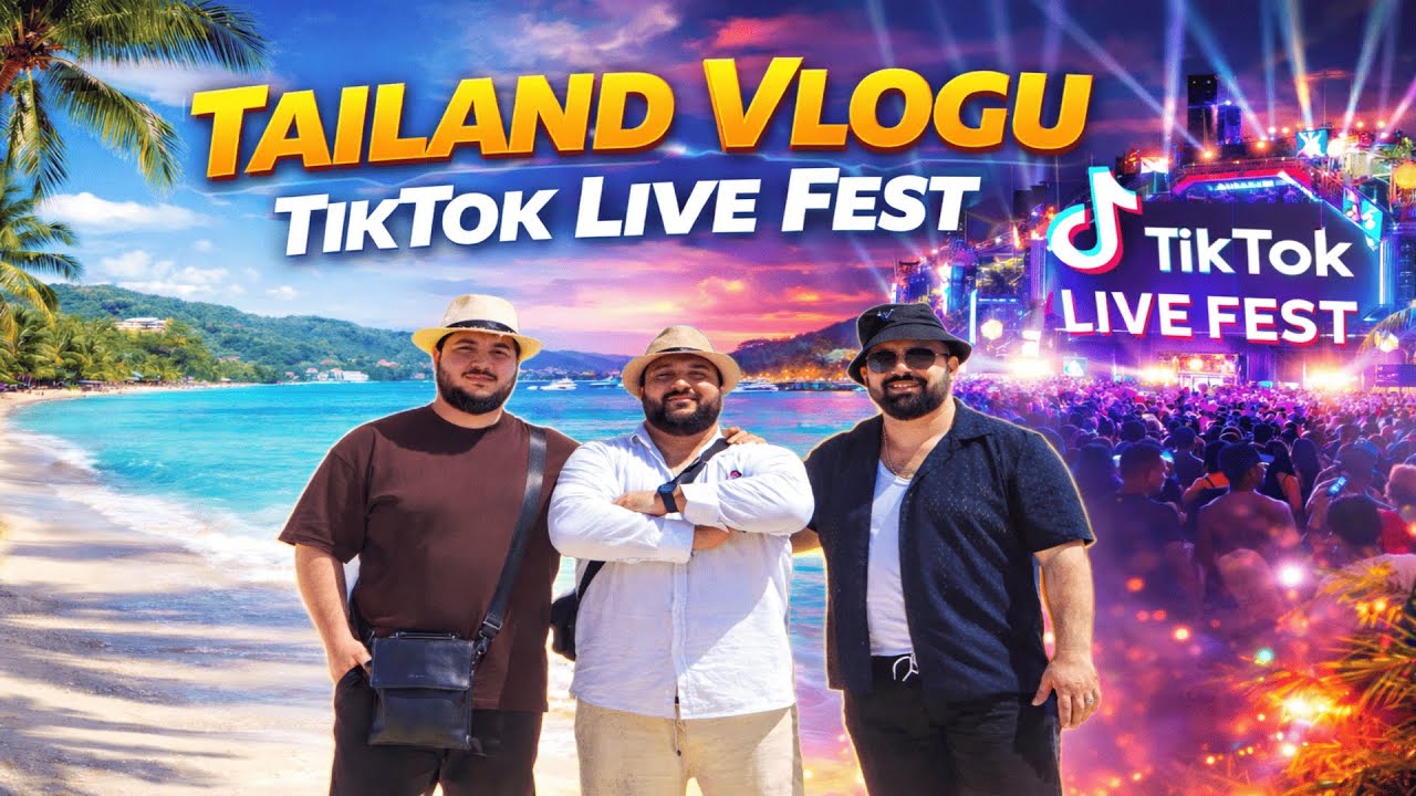 TAİLAND VƏ TİKTOK LİVE FEST VLOGU 😨 ! TANINMIŞ BÜTÜN YAYINCILAR BURDA 😍 ! VLOG...