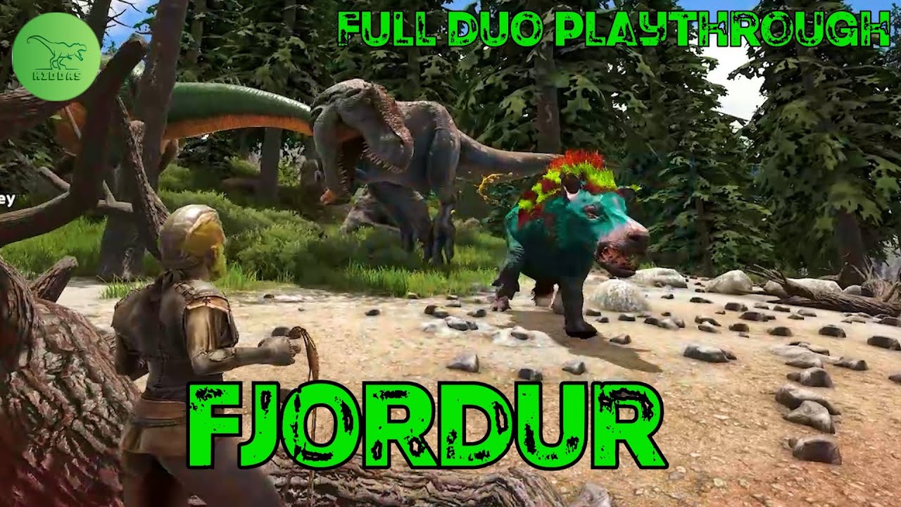 ARK Fjordur | A Max Level Andrewsarchus RUINED OUR DAY! - Duos [E2]