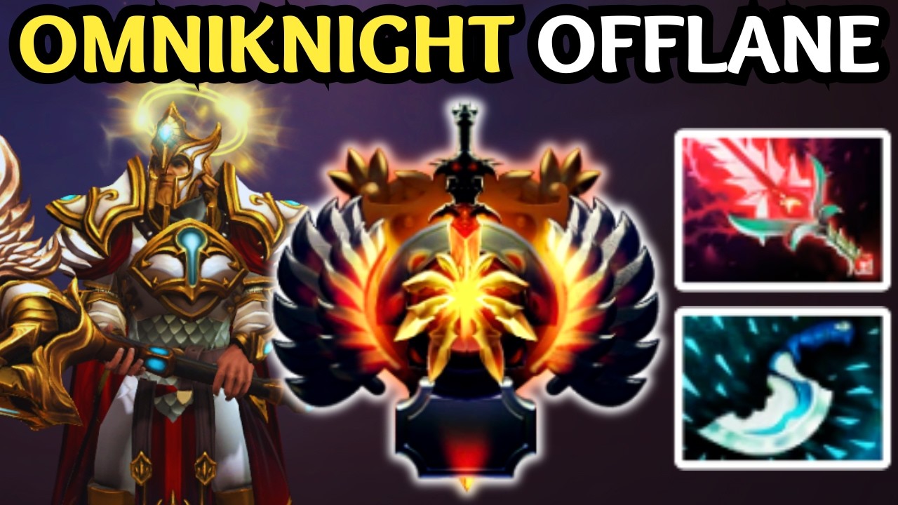 🔥 OMNIKNIGHT OFFLANE IS META — AURA SUSTAIN & TEAMFIGHT SAVE | DOTA 2 🔥