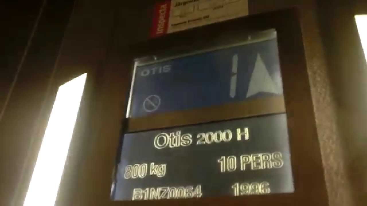 Death Trap Otis Hydraulic Elevator @Tallink Ferry Terminal, Tallinn Estonia