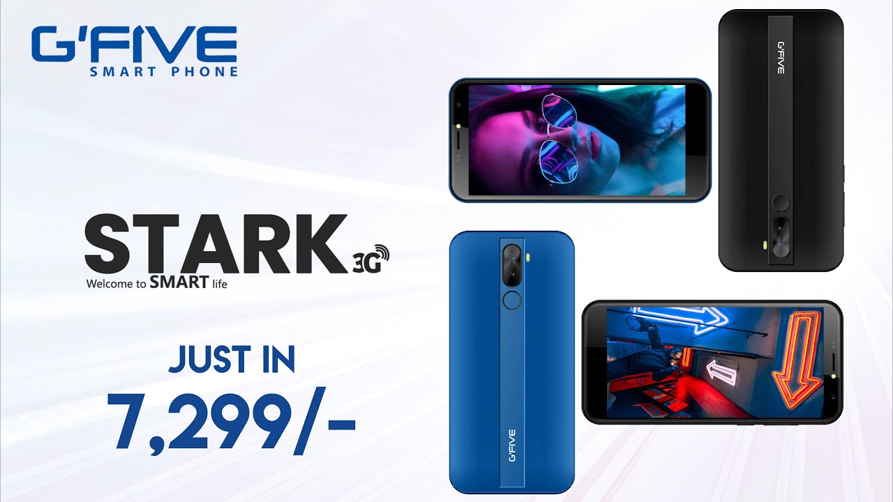 GFive Smartphone Stark | 1GB RAM | 16GB ROM | 3G Enable | Just in Price 7299/-
