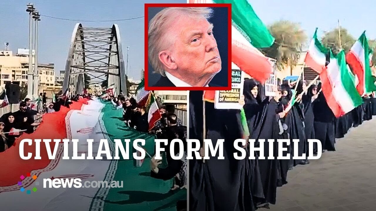 Иранцы выстраиваются в живой щит вокруг потенциальных целей Трампа.