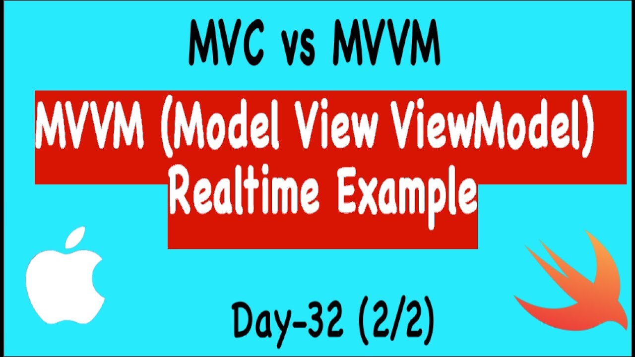 MVVM - Model View ViewModel example & MVC vs MVVM in iOS- Day 31 (2/2)