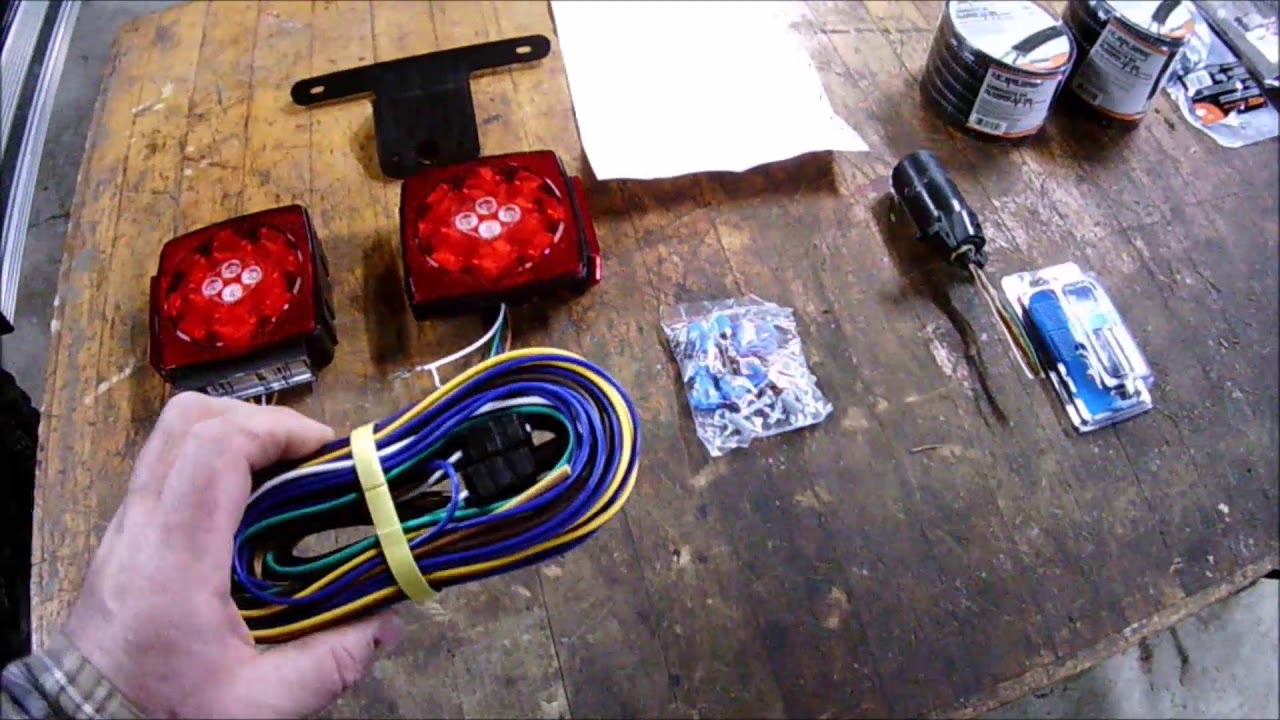 LED Trailer Lights & Wiring Project