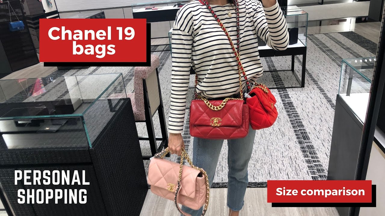 CHANEL 19 BAGS - MEDIUM, SMALL - JERSEY