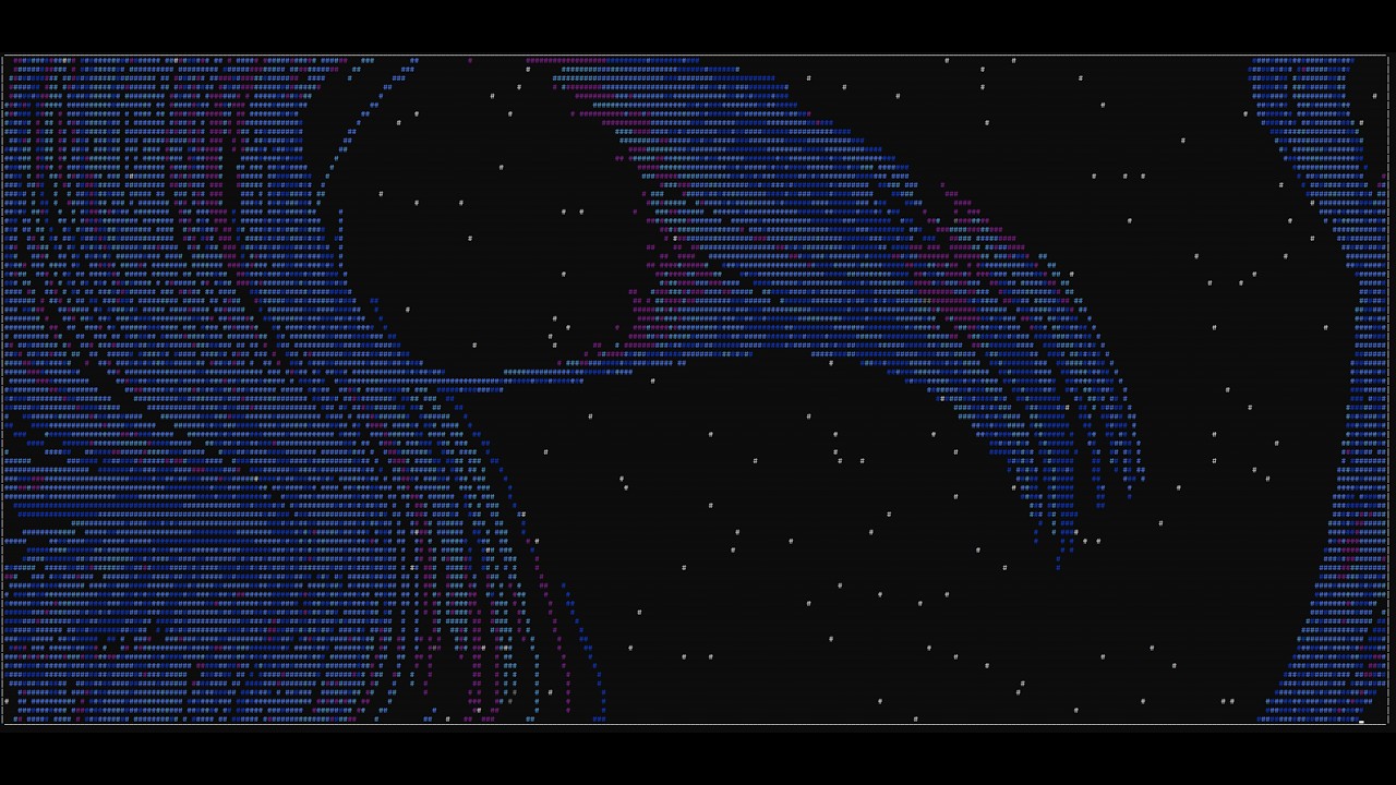 Particle Vortex (command line graphics) @ Assembly Winter 2026