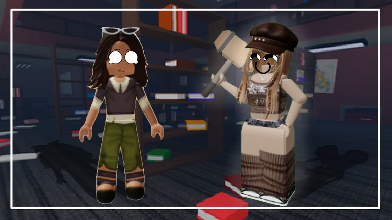 Long beast round on the School map (Flee the Facility)