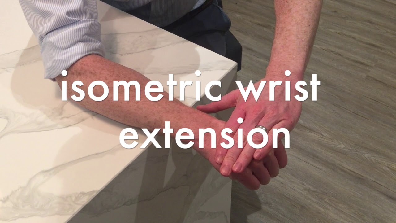 isometric wrist extension