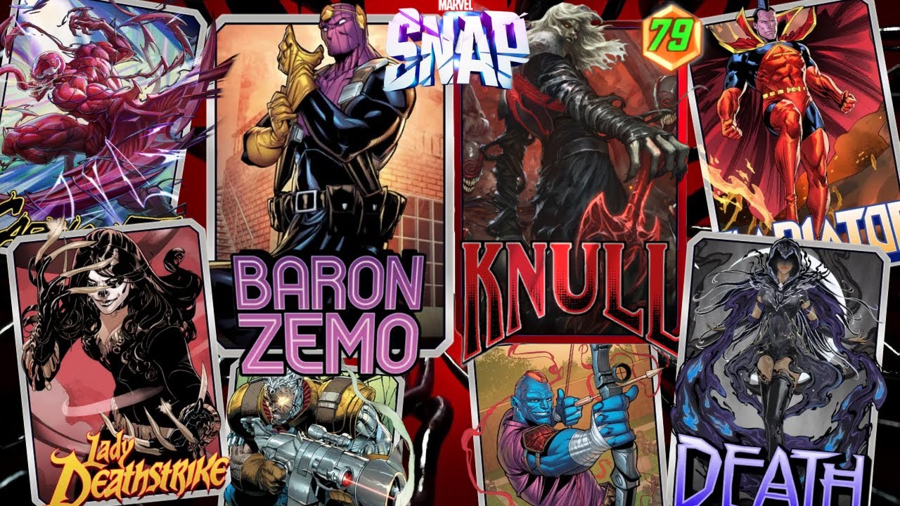 MARVEL SNAP: Mill & Kill - Baron Zemo DESTROY deck