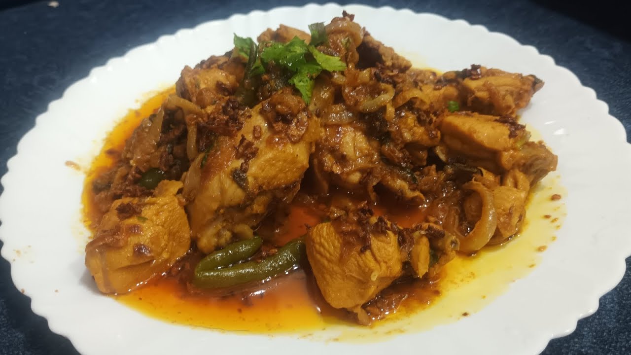 Tala Hua Akhni Chicken| #yummyrecipe 