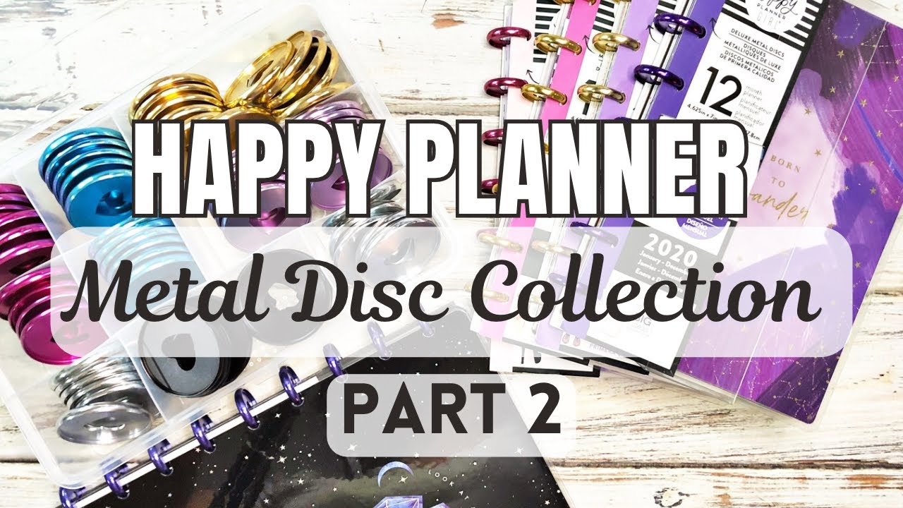 МЕТАЛЛИЧЕСКИЕ ДИСКИ ЧАСТЬ 2 | РАСШИРИТЕЛИ И МИНИ | HAPPY PLANNER