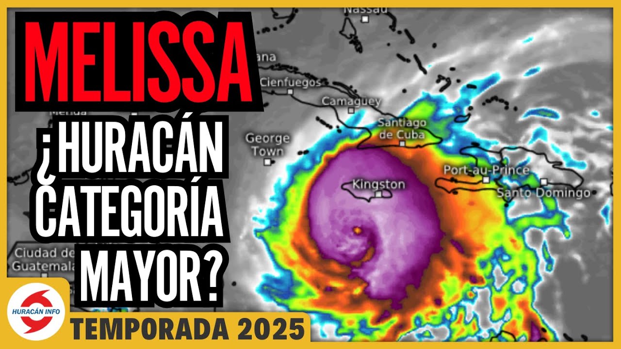 Melissa dejar&aacute; lluvias torrenciales en Rep&uacute;blica Dominicana y Hait&iacute;. Amenazar&iacute;a a Cuba como hurac&aacute;n.