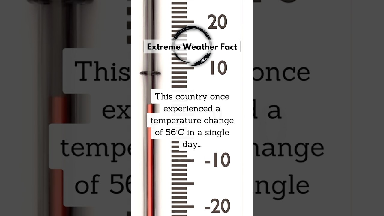 The Wildest Temperature Swing! #top #facts #didyouknow #usa