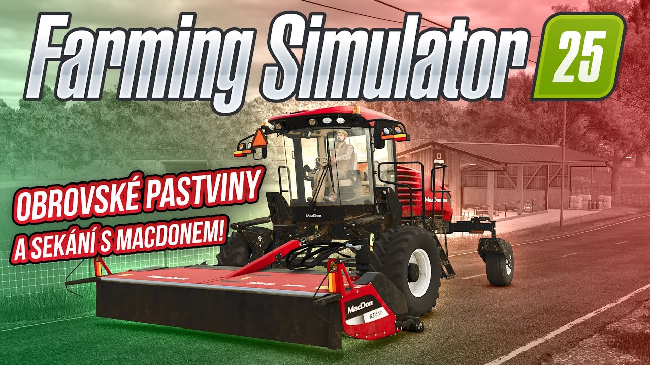 OBROVSKÉ PASTVINY PRO OVCE A KOZY A SEKÁNÍ S MACDONEM! | Farming Simulator 25 USA #02