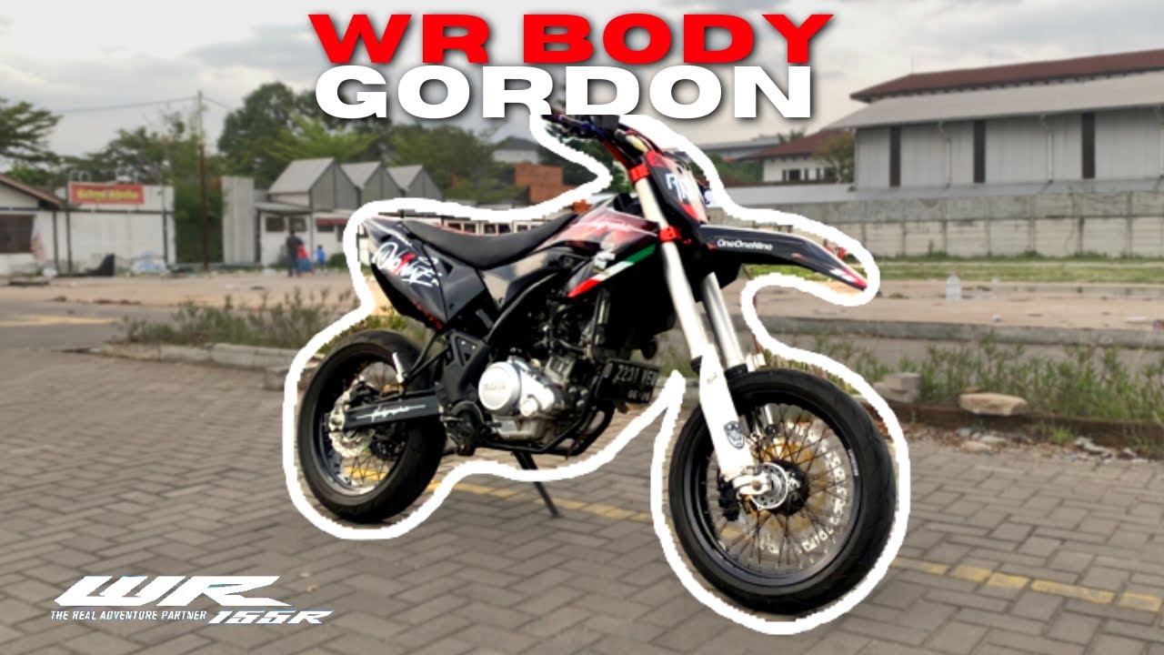 MODIF NYA BEDA DARI YANG LAIN 😍 PAKE BODY GORDON !! REVIEW WR 155 SUPERMOTO 2022