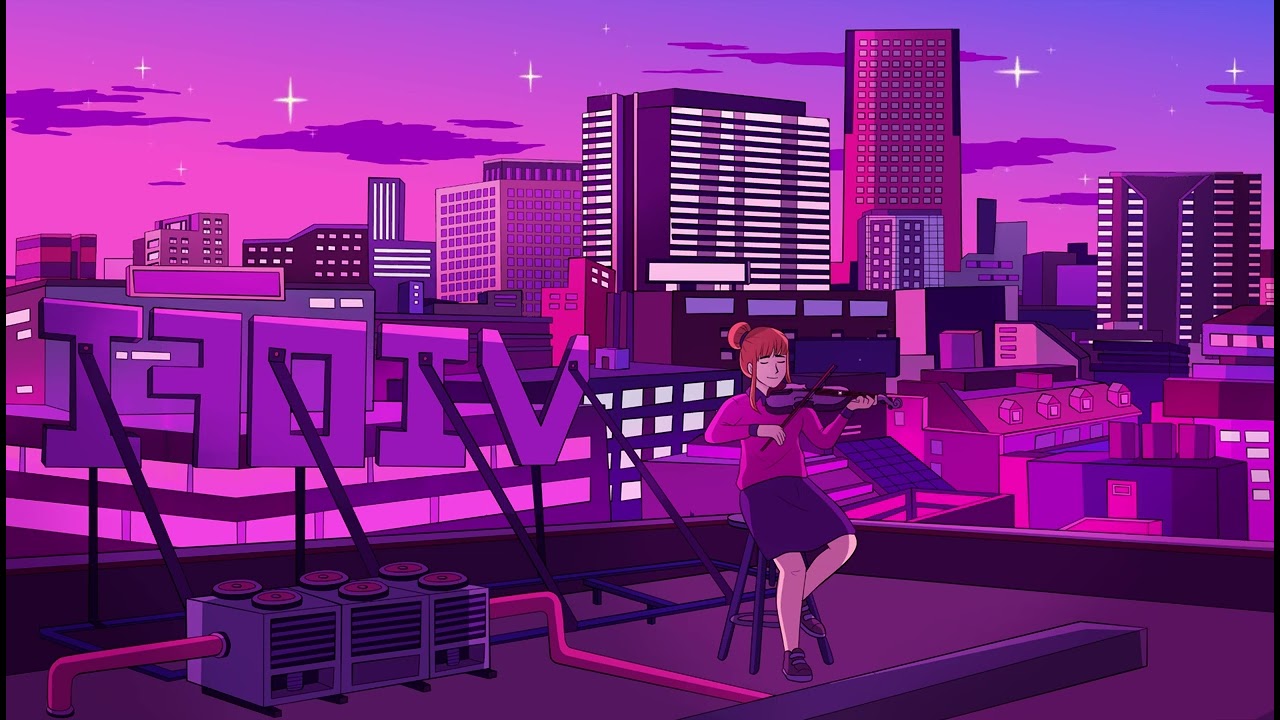 rooftop concert 🌆 violin lofi hip hop music 🌆 relaxing lofi violin hip hop by viofi