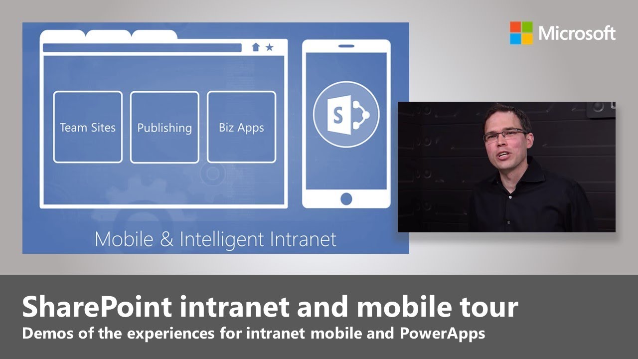 The Mobile & Intelligent Intranet: SharePoint sites and PowerApps