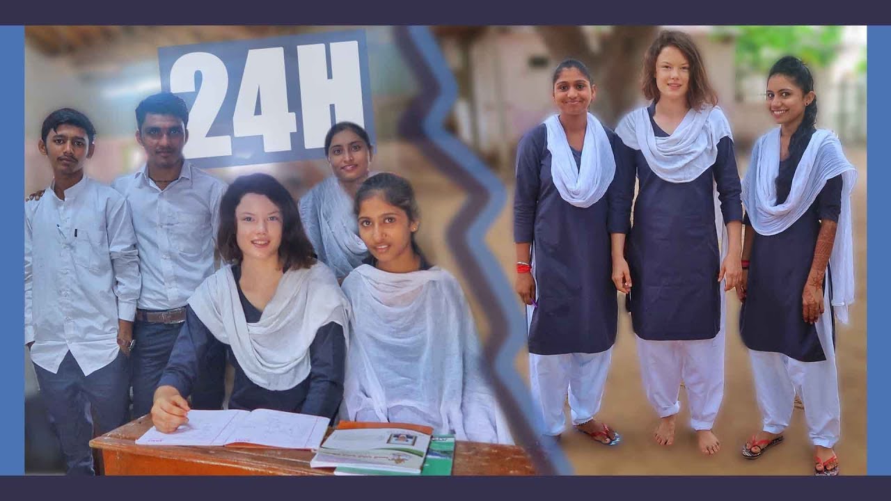 24H DANS UNE ÉCOLE INDIENNE | (Reportage Version Courte) - Claire