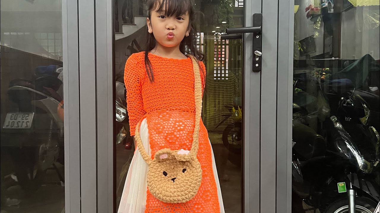 134 a. HƯỚNG DẪN MÓC ÁO DÀI CHO BÉ GÁI- Phần 1- Thân áo- Vân vũ