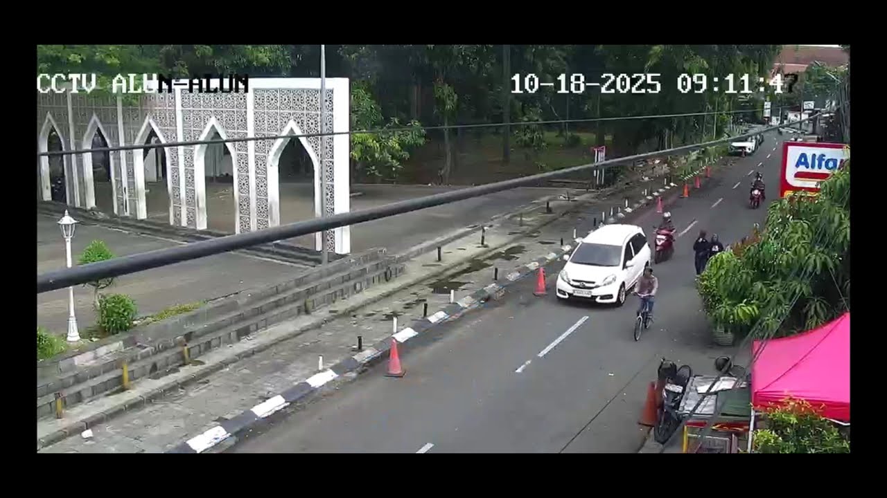 Suasana lalu lintas bekasi kota