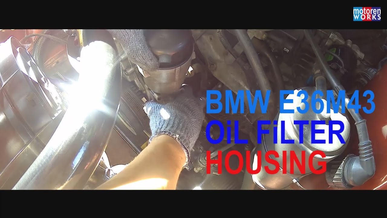 BMW E36M43 Oil Filter Housing