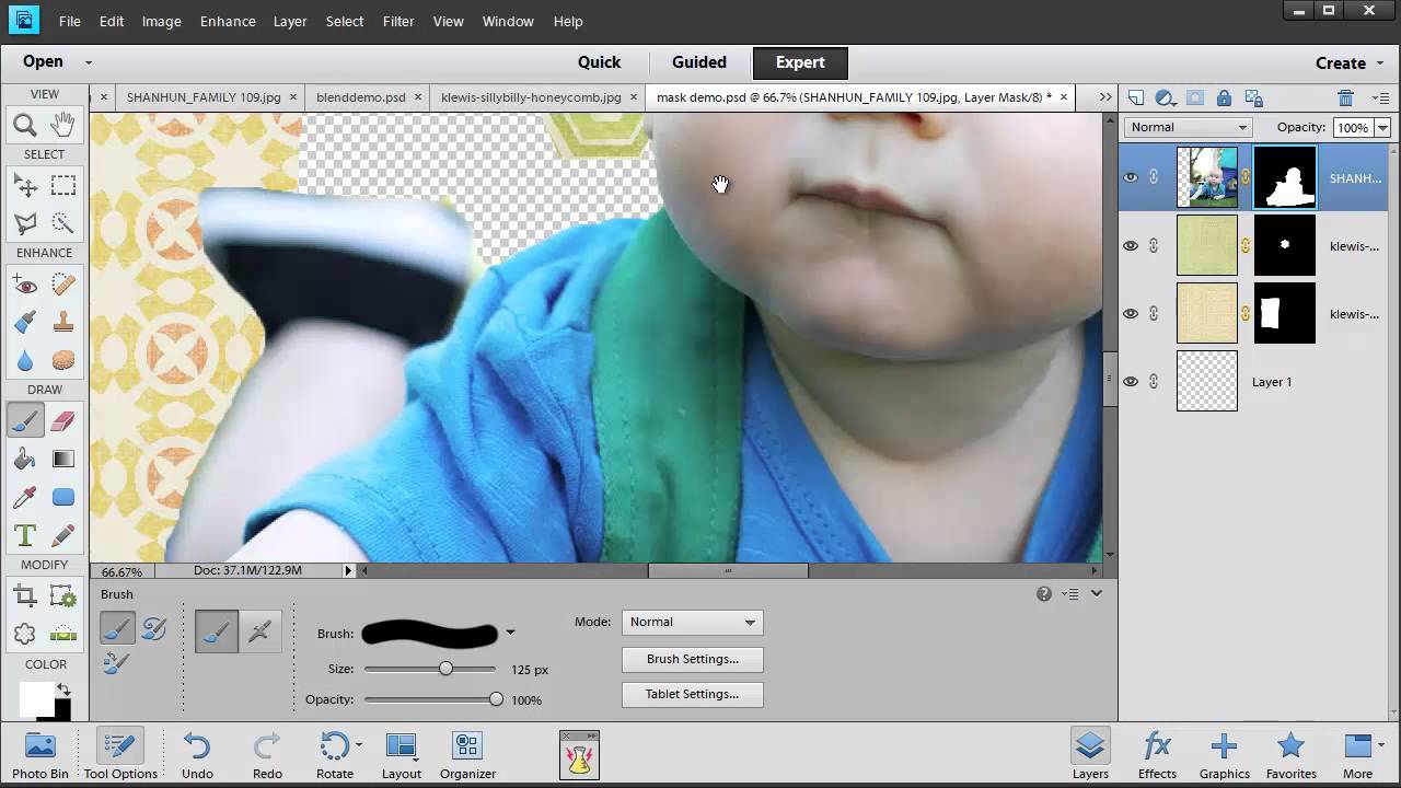 How to use masks in Photoshop Elements